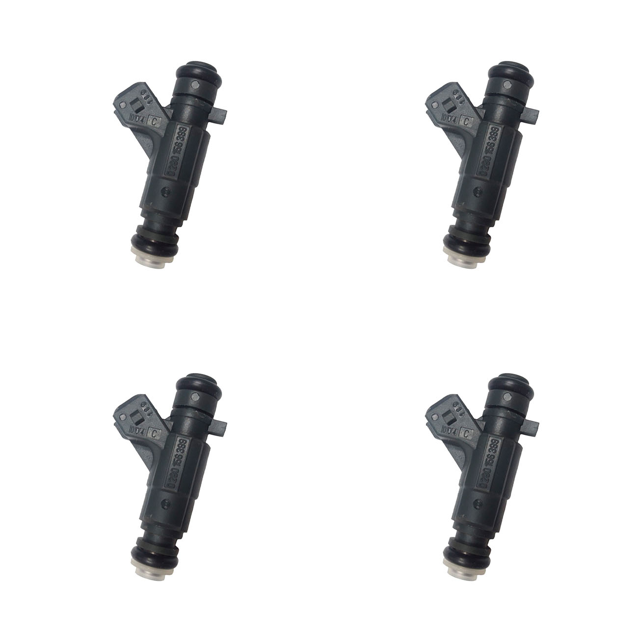 Kit 4 Inyectores Bosch Vw Gol Trend Fox Suran 1.6 Hasta 011